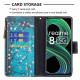 Hülle Realme 8 5G Tasche mit Reißverschluss Baum