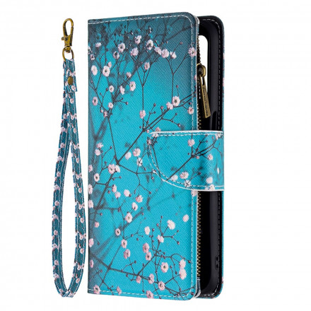 Hülle Realme 8 5G Tasche mit Reißverschluss Baum