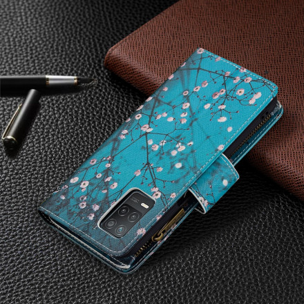 Hülle Realme 8 5G Tasche mit Reißverschluss Baum