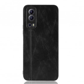 Hülle Vivo Y72 5G Leder-Effekt Couture