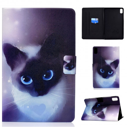 Hülle Huawei MatePad New Blauäugige Katze