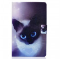 Hülle Huawei MatePad New Blauäugige Katze