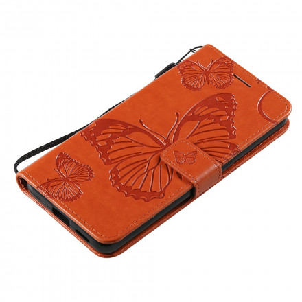 Oppo Reno 6 5G Riesige Schmetterlinge Riemen Tasche