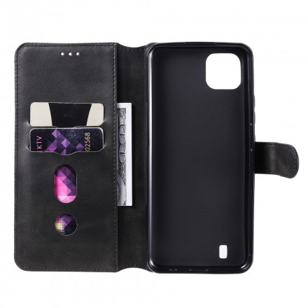 Hülle Realme C21 Kunstleder New Colors