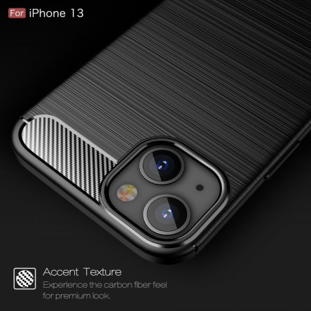iPhone 13 Carbon Fiber Cover Gebürstet