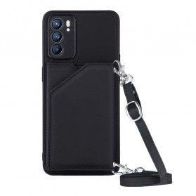 Cover Oppo Reno 6 5G Schultergurt Kartenhalter