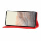 Flip Cover Google Pixel 6 Echtleder Litchi mit Riemen Flip Cover Google Pixel 6 Echtleder Litchi mit Riemen