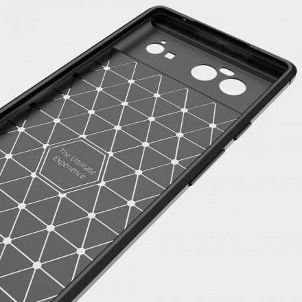 Google Pixel 6 Kohlefaser Cover Gebürstet