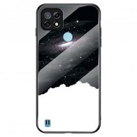 Cover Realme C21 Panzerglas Marmor