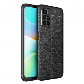 Xiaomi Redmi 10 Lederoptik Litchi Double Line Cover