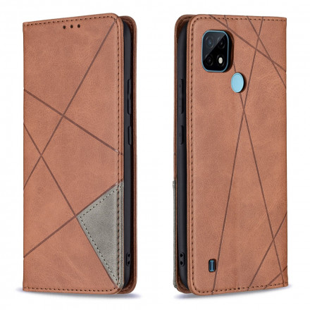 Flip Cover Realme C21 Style Künstlerin