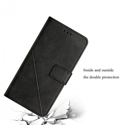 Xiaomi 11T / 11T Pro Style Leder Geometrische Riemen Tasche