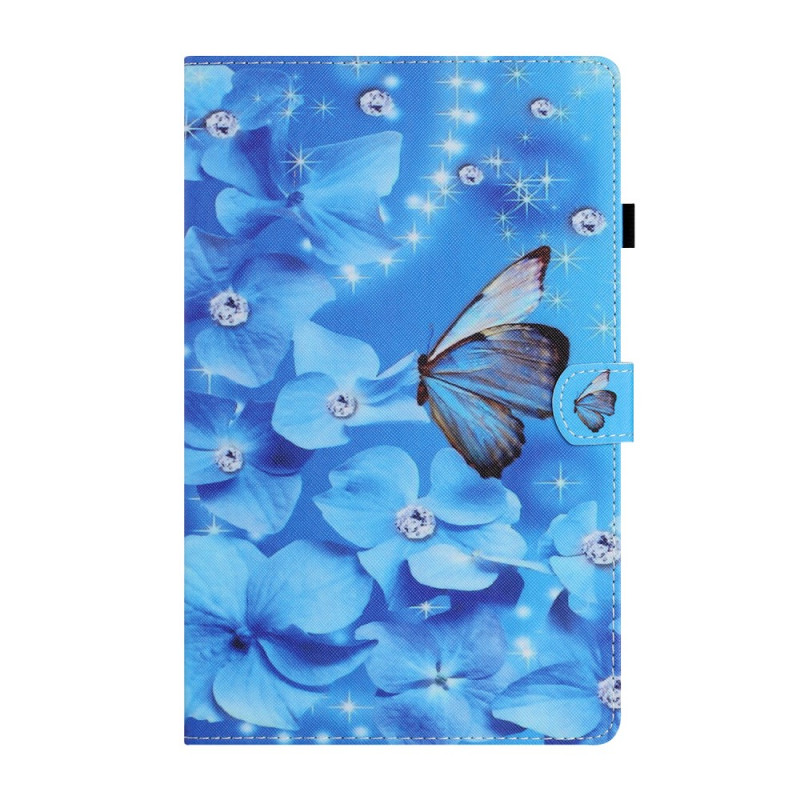 Hülle iPad Mini 6 (2021) Schmetterlinge Diamanten
