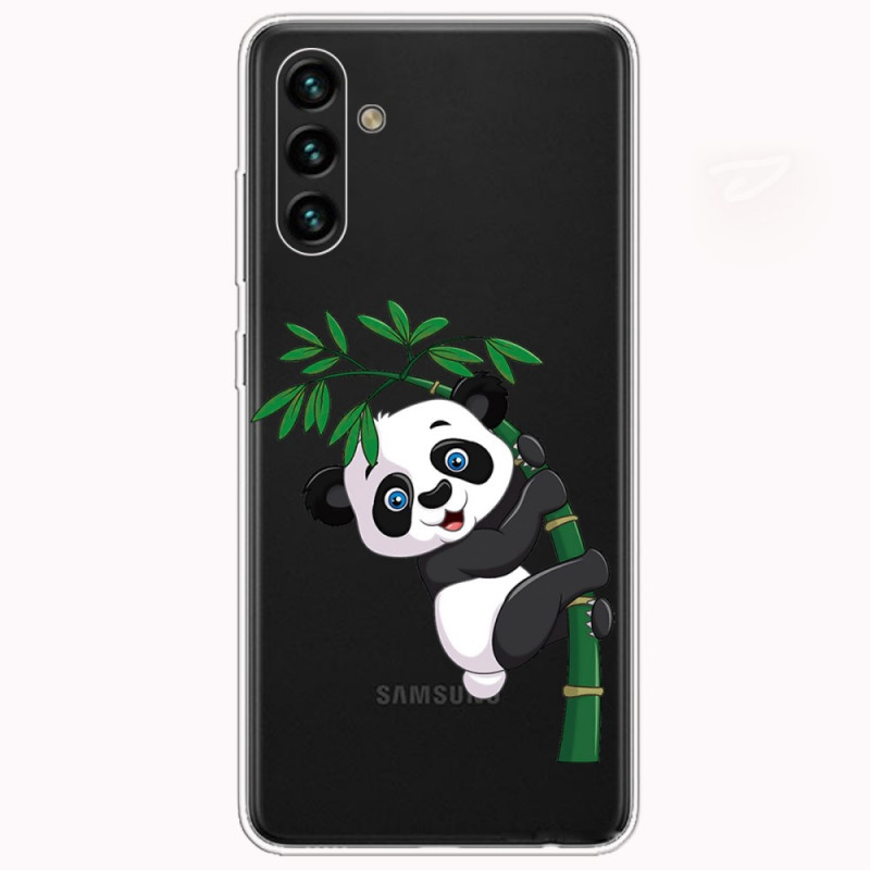 Samsung Galaxy A13 5G / A04s Panda Cover Auf Dem Bambus
