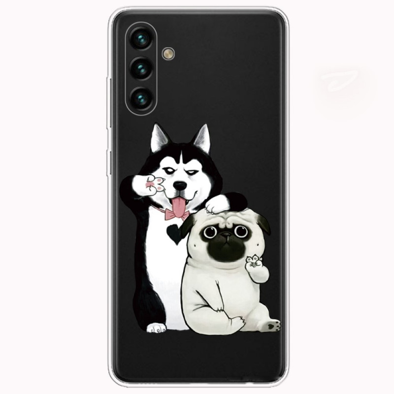 Samsung Galaxy A13 5G / A04s Cover Lustige Hunde