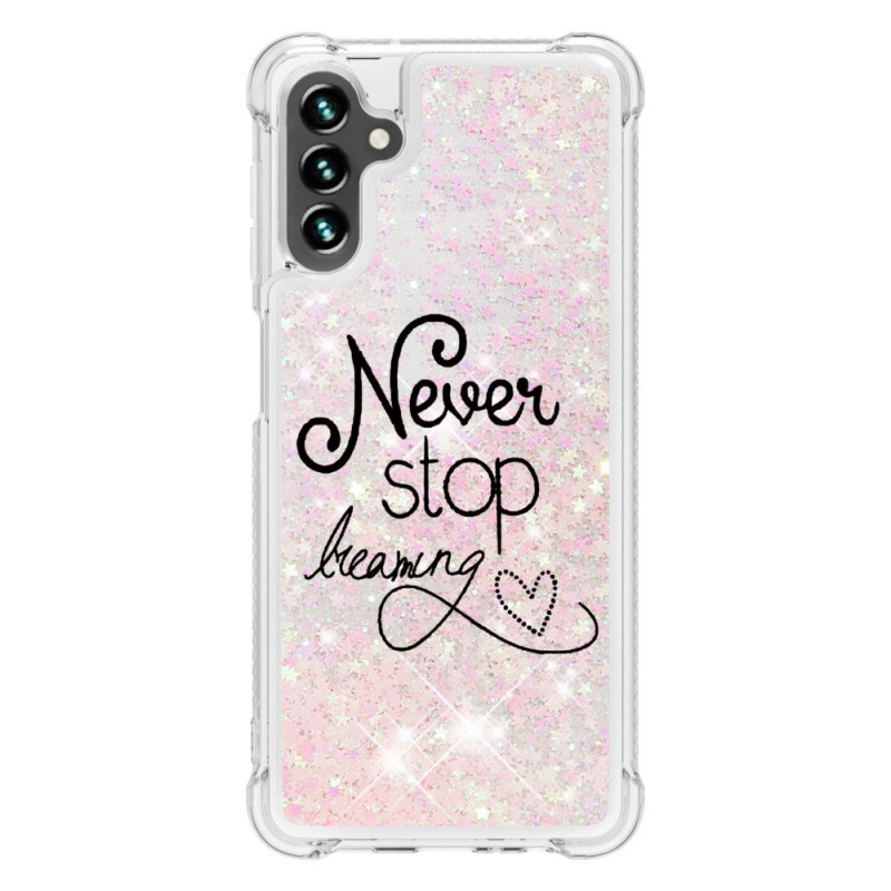 Samsung Galaxy A13 5G / A04s Never Stop Dreaming Glitter Cover