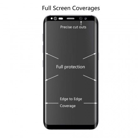 Schutz aus gehärtetem Glas für Samsung Galaxy S8 Plus