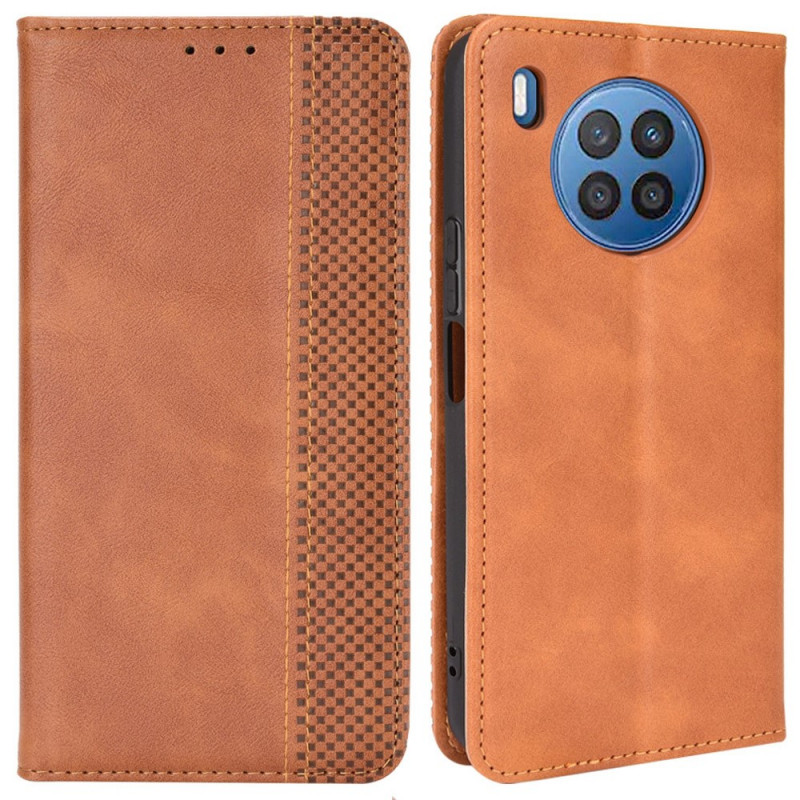 Flip Cover Honor 50 Lite / Huawei Nova 8i Vintage Stylished Leather Effect