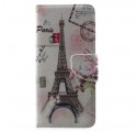 Samsung Galaxy S8 Plus Retro Eiffel Tasche