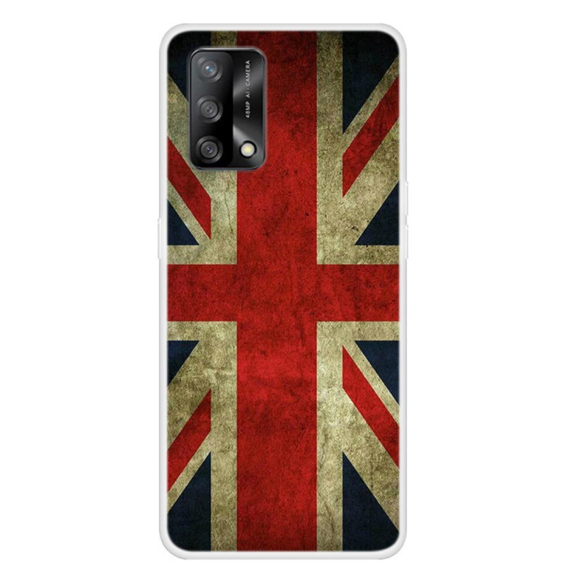 Oppo A74 4G Englische Flagge Cover