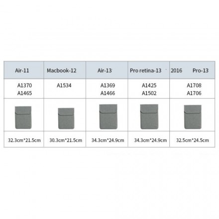 MacBook Pro 13 / Touch Bar Magnetverschluss-Tasche