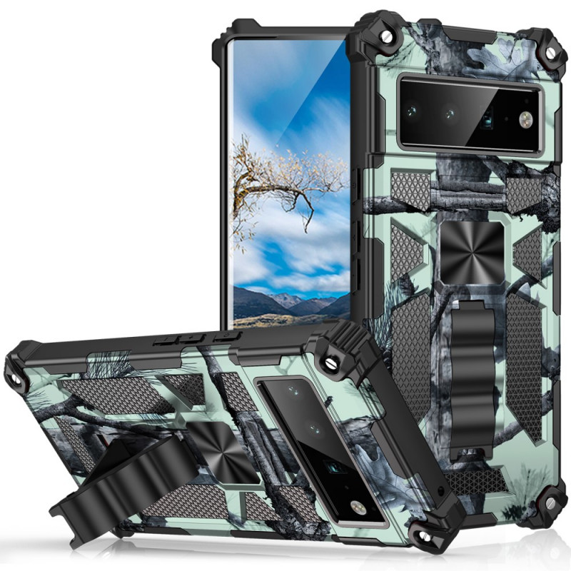 Google Pixel 6 Pro Camouflage Cover Abnehmbare Halterung