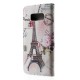 Samsung Galaxy S8 Eiffelturm Retro Tasche