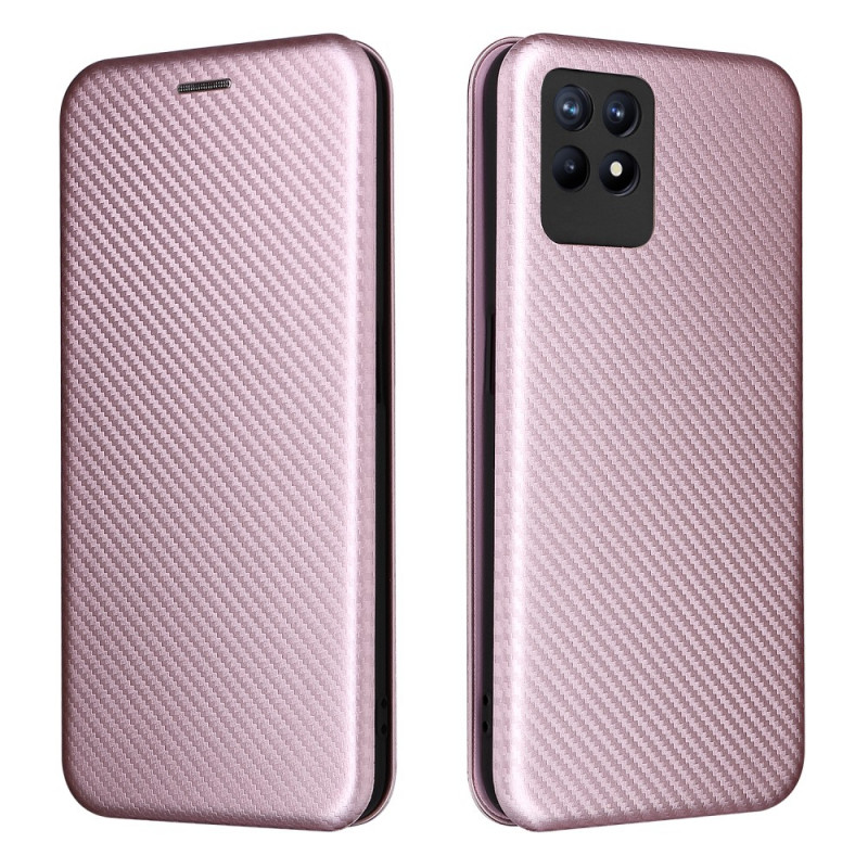 Flip Cover Realme 8i Kohlefaser