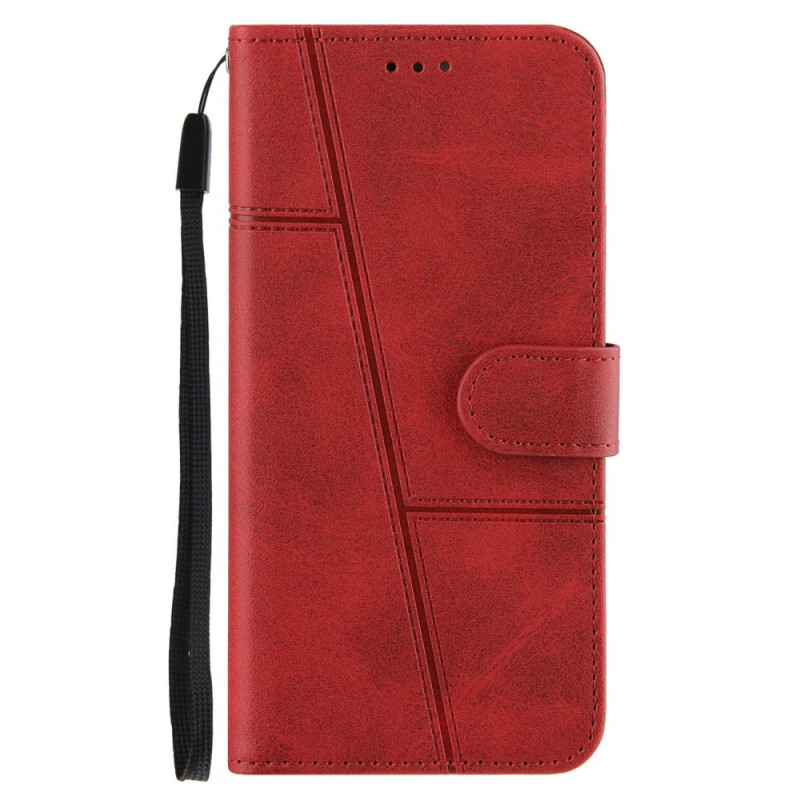 Xiaomi Redmi 10 Style Leder Geometrische Riemen Tasche