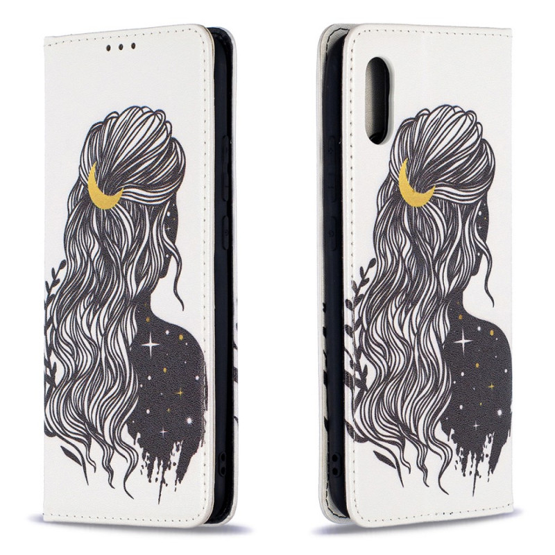 Flip Cover Xiaomi Redmi 9A Hübsches Haar