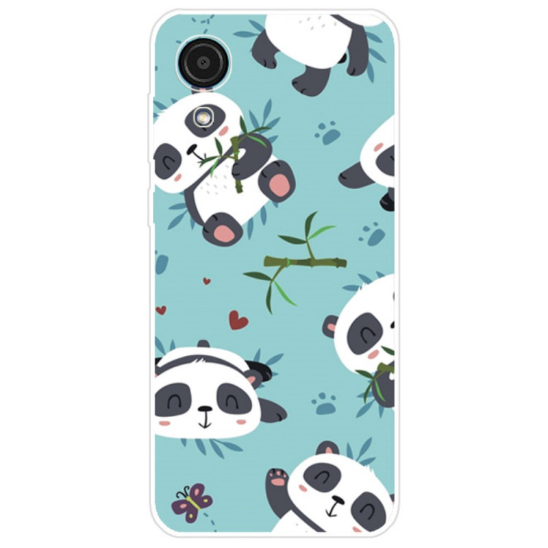 Samsung Galaxy A03 Core Cover Pandas Tas