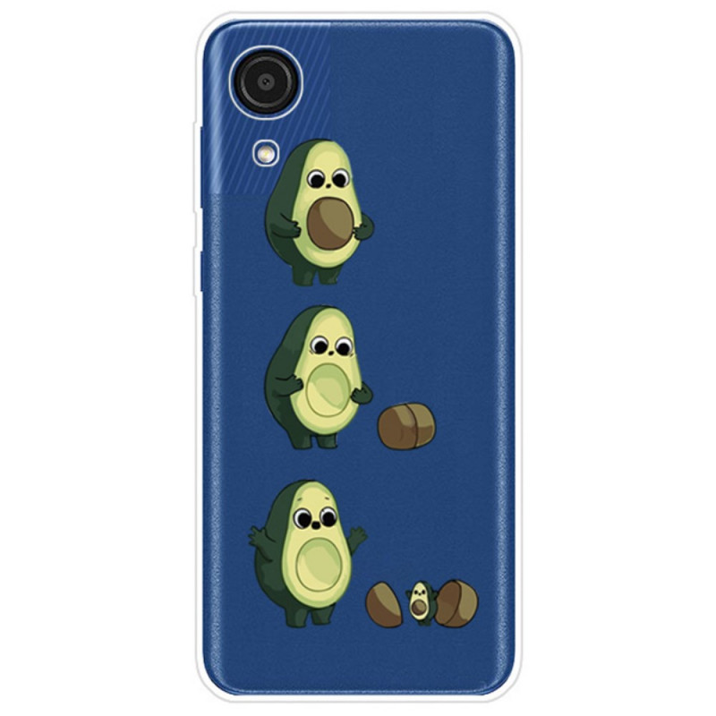 Samsung Galaxy A03 Core Cover Das Leben eines Avocados