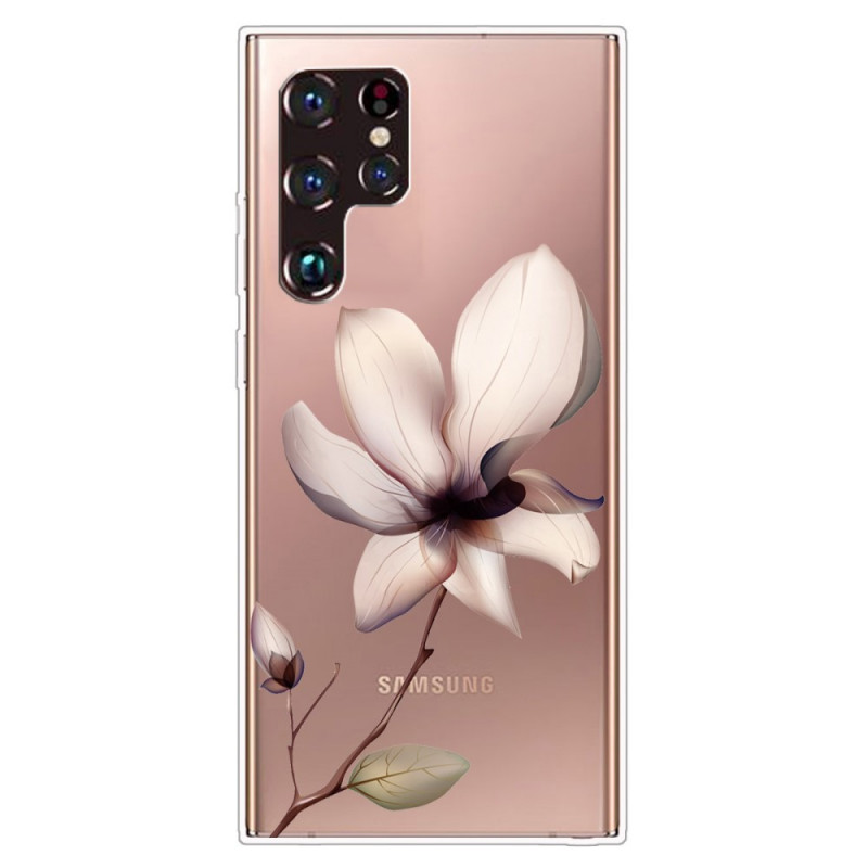 Samsung Galaxy S22 Ultra 5G Hülle Blumen Premium