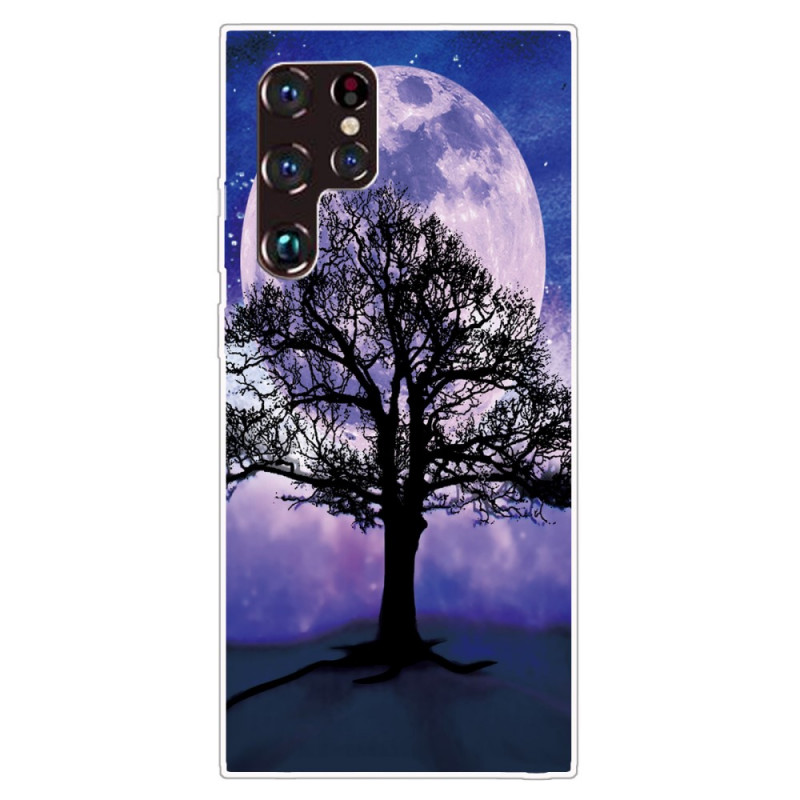 Samsung Galaxy S22 Ultra 5G Hülle Baum und Mond