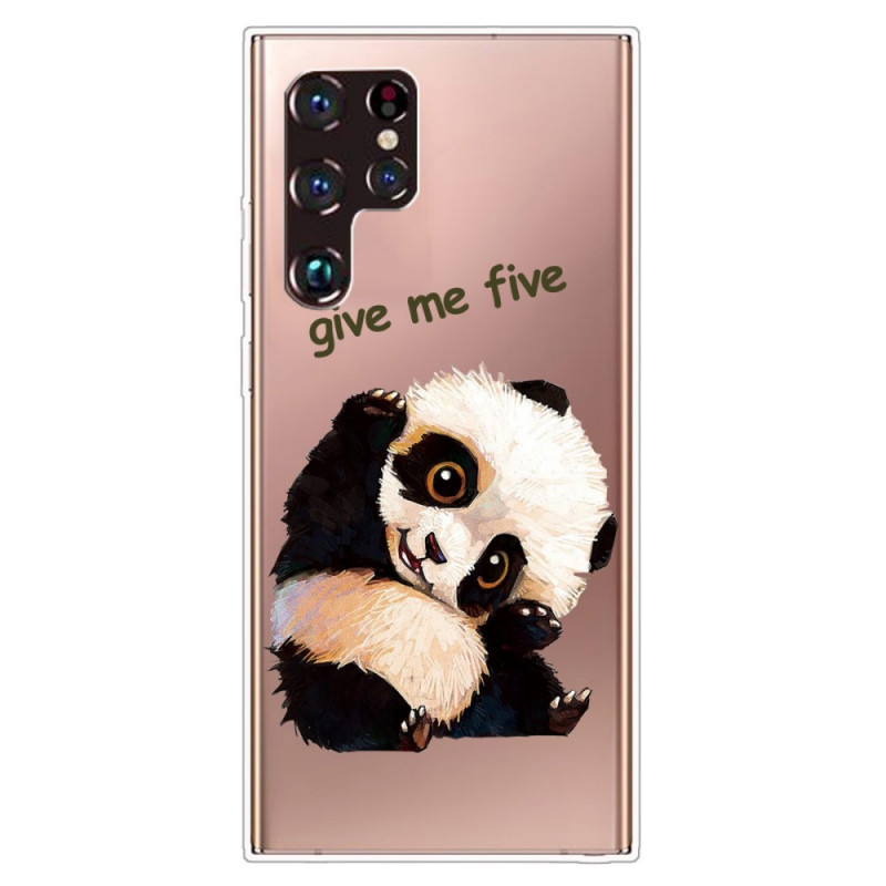 Samsung Galaxy S22 Ultra 5G Panda Give Me Five Cover