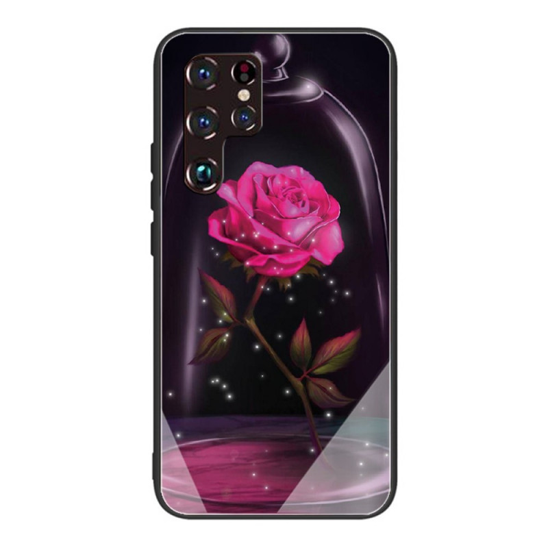 Samsung Galaxy S22 Ultra 5G Panzerglas Cover Magic Pink