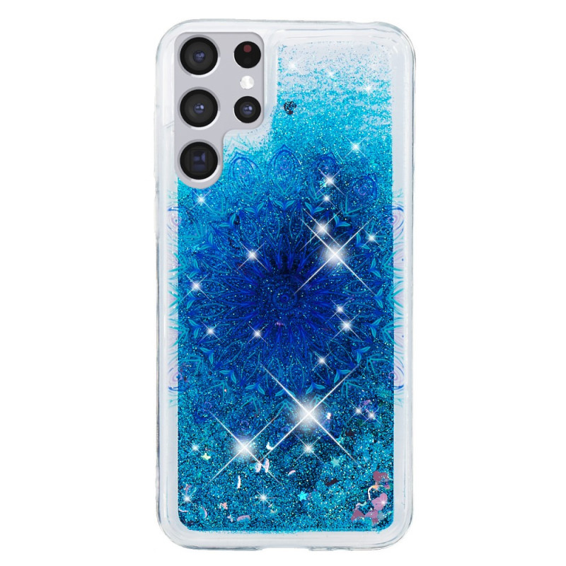 Samsung Galaxy S22 Ultra 5G Mandala Glitter Cover
