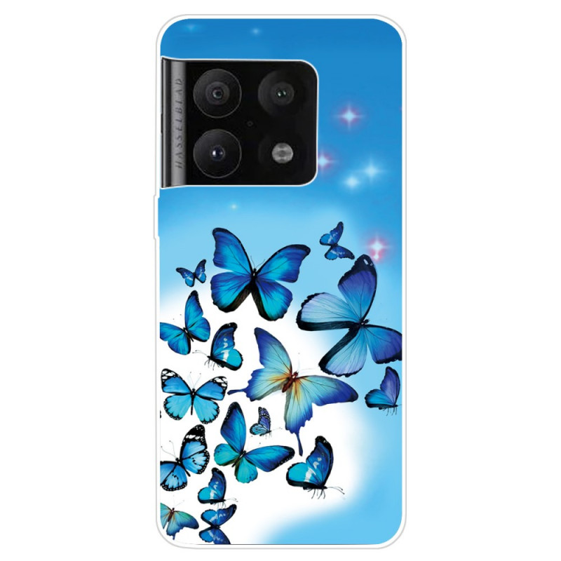 OnePlus 10 Pro 5G Cover Flug der blauen Schmetterlinge