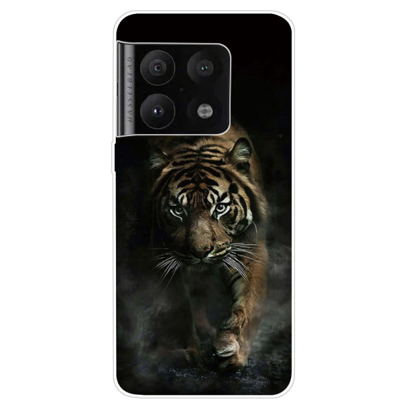 OnePlus 10 Pro 5G Flexible Hülle Tiger Im Nebel