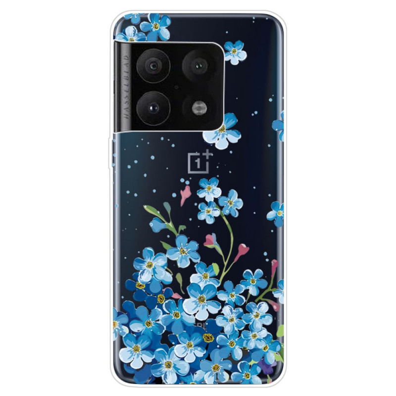 OnePlus 10 Pro 5G Cover Blaue Blumen