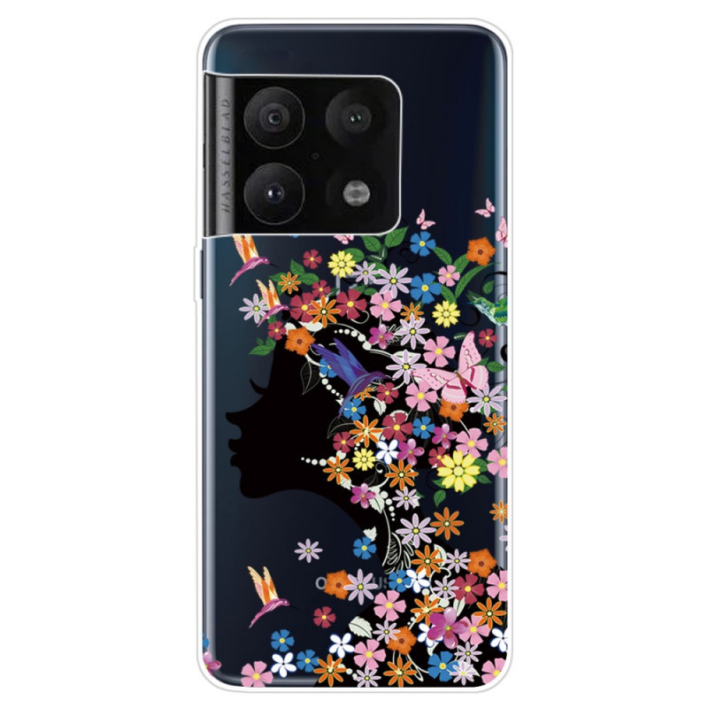 OnePlus 10 Pro 5G Cover Hübscher Blumenkopf
