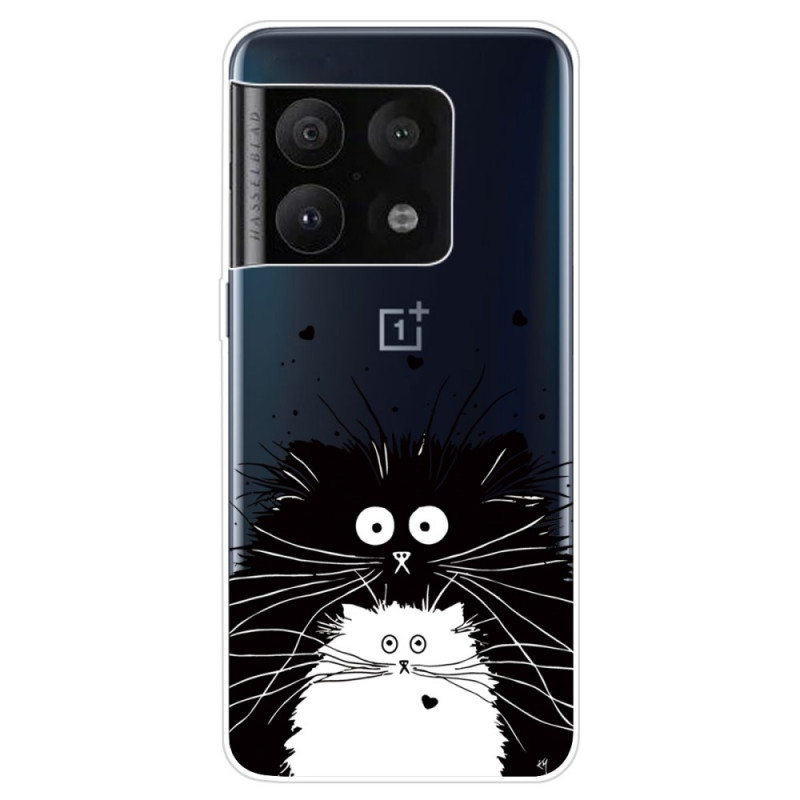 OnePlus 10 Pro 5G Cover Überraschte Katzen
