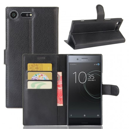 Sony Xperia XZ Premium Kunstleder Retro Tasche