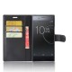 Sony Xperia XZ Premium Kunstleder Retro Tasche