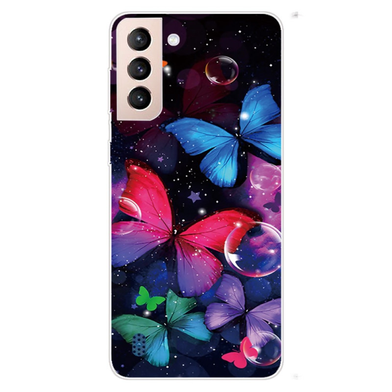 Samsung Galaxy S22 Plus 5G Flexible Hülle Schmetterlinge