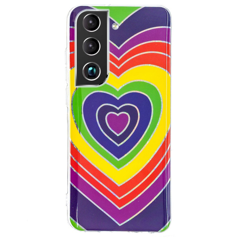 Samsung Galaxy S22 Plus 5G Cover Psychedelic Herz