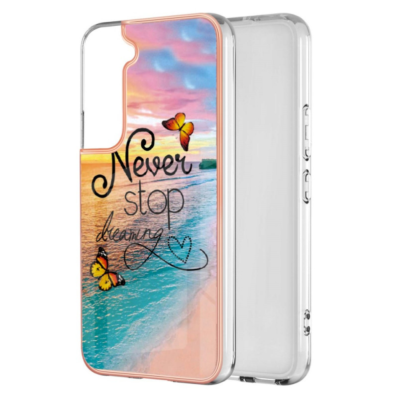 Samsung Galaxy S22 Plus 5G Never Stop Dreaming Schmetterlinge Cover