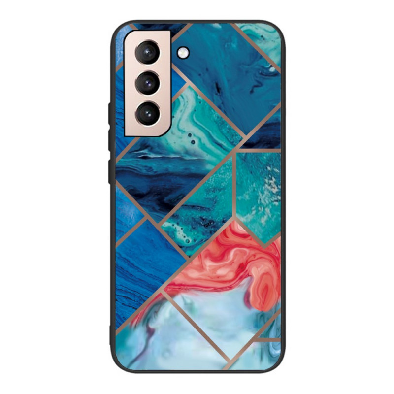 Samsung Galaxy S22 5G Cover Marmor Geometrisch Variabel