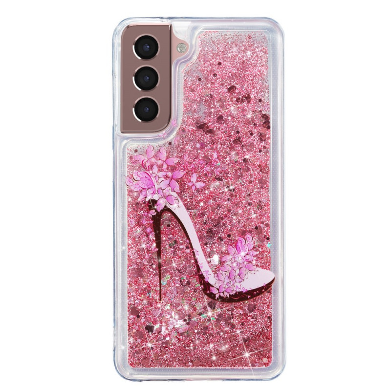 Samsung Galaxy S22 5G Pumps Glitzer Cover