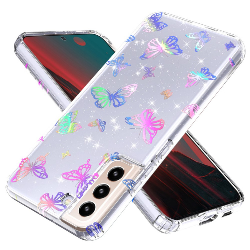 Samsung Galaxy S22 5G Flexible Silikonhülle Schmetterlinge
